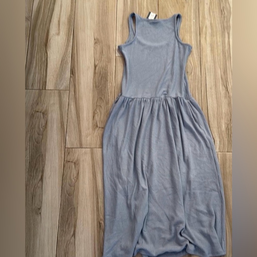 Light blue tank dress